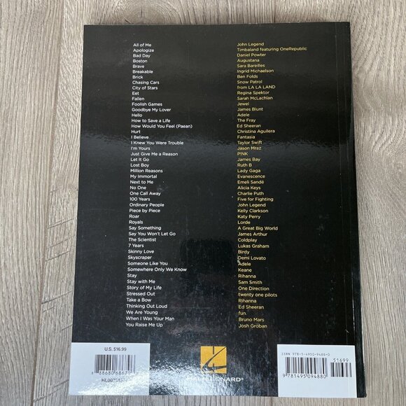 First 50 Pop Hits You Should Play on the Piano Hal Leonard Easy Piano - Picture 4 of 5